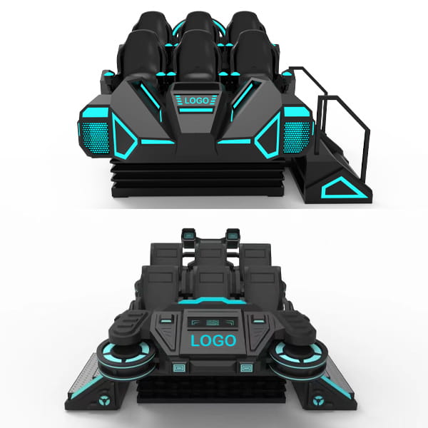 VR аттракцион motion rider, стандартная продукция с индивидуальной настройкой цвета, логотипа и световых элементов